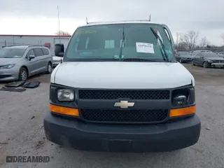 2011 Chevrolet Express Cargo Van with VIN 1GCSGAFX2B1143849, listed as a IAAI auction lot 41858628 with 104,097 mi miles. Bid and sale history available at carsss.com. Image 12.