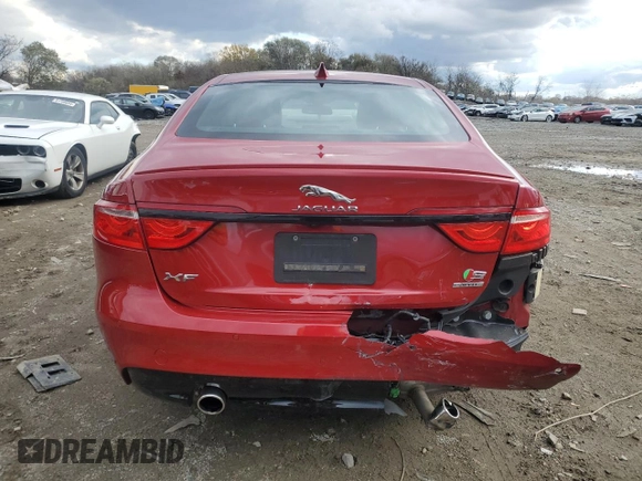 2016 Jaguar XF S with VIN SAJBM4BV6GCY16976, listed as a Copart auction lot 81841204 with 80,768 mi miles and Salvage Title. Bid and sale history available at carsss.com. Image 6.