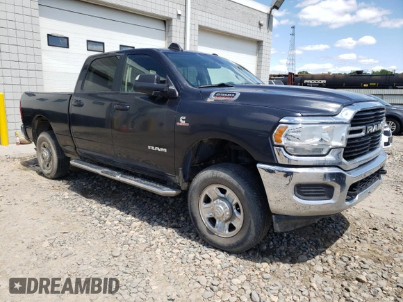 2020 Ram 2500 Big Horn with VIN 3C6UR5DL7LG141230, listed as a Copart auction lot 57183805 with 158,503 mi miles and Clean title. Bid and sale history available at DreamBid. Image 4.