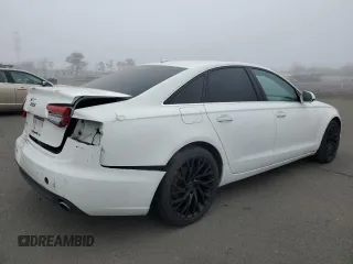 2013 Audi A6 Premium Plus with VIN WAUDFAFC8DN076742, listed as a Copart auction lot 51014335 with 92,694 mi miles and Salvage title. Bid and sale history available at DreamBid. Image 3.
