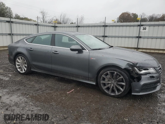 2015 Audi A7 3.0 Prestige with VIN WAU2GAFC1FN004515, listed as a Copart auction lot 80639274 with 115,931 mi miles and Salvage Title. Bid and sale history available at carsss.com. Image 4.