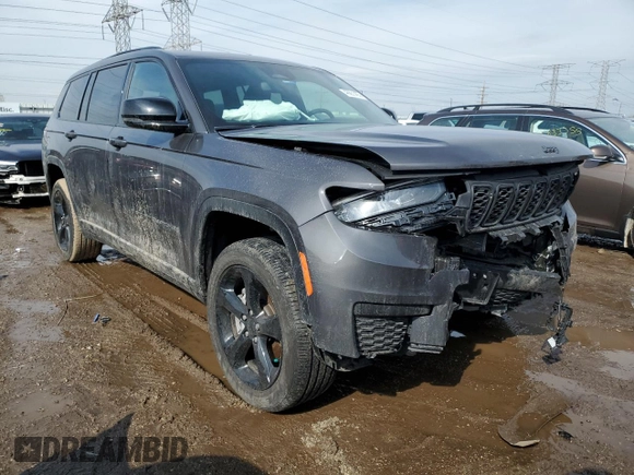 2024 Jeep Grand Cherokee Altitude with VIN 1C4RJKAG7R8625439, listed as a Copart auction lot 46661465 with 9,299 mi miles and Salvage title. Bid and sale history available at DreamBid. Image 4.