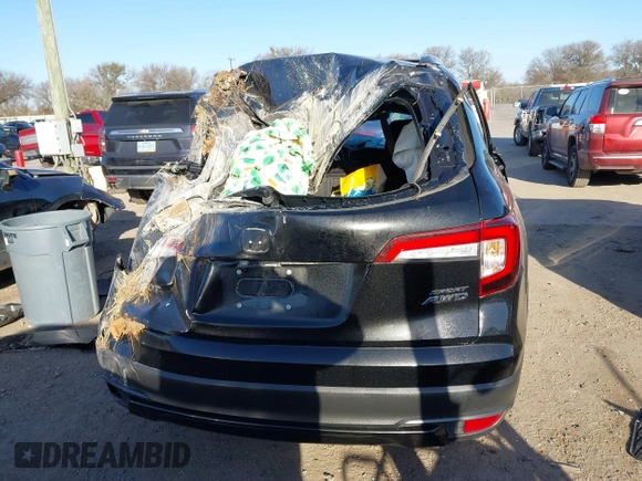 2022 Honda Pilot Sport with VIN 5FNYF6H33NB090921, listed as a IAAI auction lot 41371305 with 29,415 mi miles and . Bid and sale history available at DreamBid. Image 17.
