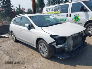 2017 Subaru Impreza Premium z VIN 4S3GTAB61H3718731, wystawiony jako IAAI lot #42520623 z przebiegiem 86 225 mil mil oraz . Historia ofert i sprzedaży dostępna na DreamBid. Obrazek 1.