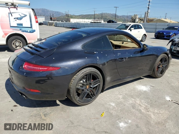 2012 Porsche 911 991 Carrera S with VIN WP0AB2A97CS121138, listed as a Copart auction lot 49750555 with 85,909 mi miles and Salvage Title. Bid and sale history available at carsss.com. Image 3.