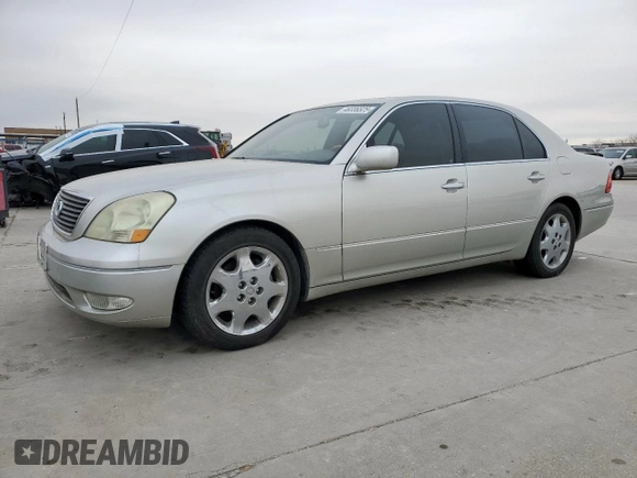 2002 Lexus LS 430 z VIN JTHBN30F120091703, wystawiony jako Copart lot #46336525 z przebiegiem Nie podano mil oraz Szkoda całkowita • Salvage title. Historia ofert i sprzedaży dostępna na DreamBid. Obrazek 1.