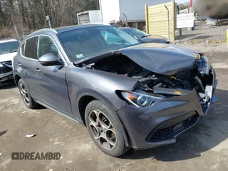 2019 Alfa Romeo Stelvio z VIN ZASPAKAN2K7C32358, wystawiony jako IAAI lot #41699081 z przebiegiem 23 465 mil mil oraz . Historia ofert i sprzedaży dostępna na DreamBid. Obrazek 1.