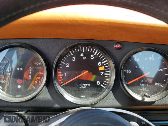 1977 Porsche 911 with VIN 9117200797, listed as a Copart auction lot 49103365 with 145,827 mi miles and Salvage title. Bid and sale history available at DreamBid. Image 9.