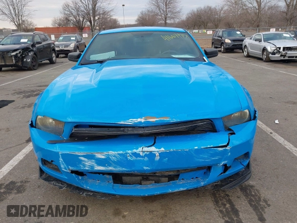 2012 Ford Mustang V6 Premium with VIN 1ZVBP8AM4C5271247, listed as a IAAI auction lot 41667475 with 150,700 mi miles. Bid and sale history available at carsss.com. Image 6.