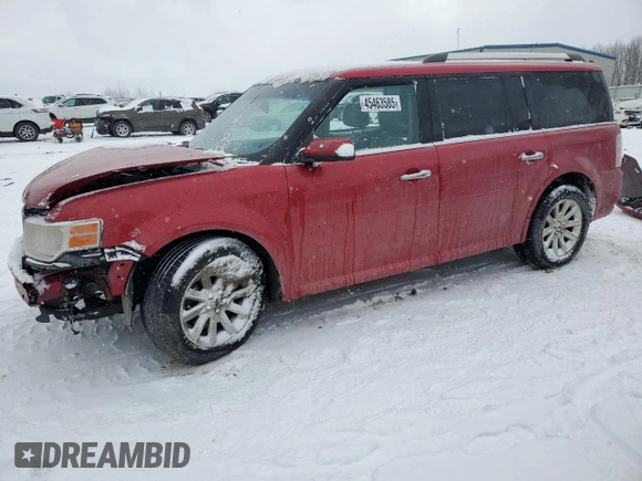 2011 Ford Flex SEL with VIN 2FMGK5CC9BBD05778, listed as a Copart auction lot 45463585 with 0 mi miles and Clean Title. Bid and sale history available at carsss.com. Image 1.