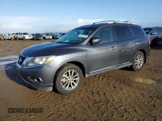 2013 Nissan Pathfinder SL with VIN 5N1AR2MMXDC612354, listed as a Copart auction lot 48559305 with 136,646 mi miles and Salvage Title. Bid and sale history available at carsss.com. Image 1.
