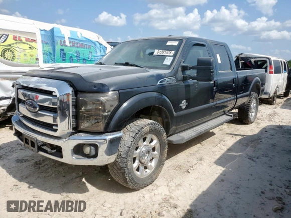 2014 Ford F-350 XLT with VIN 1FT8W3BT6EEA02890, listed as a Copart auction lot 61381525 with 266,801 mi miles and Clean title. Bid and sale history available at DreamBid. Image 1.