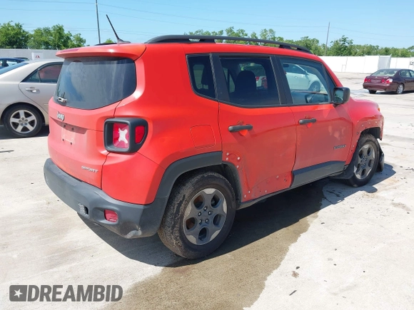 2017 Jeep Renegade Sport с VIN ZACCJAAB3HPF12020, выставлен на аукционе IAAI как лот 42323416 с пробегом 148 895 миль миль и . История ставок и продаж доступна на DreamBid. Изображение 4.