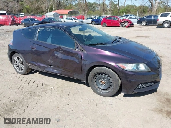 2013 Honda CR-Z with VIN JHMZF1D48DS003911, listed as a IAAI auction lot 41886836 with 156,542 mi miles. Bid and sale history available at carsss.com. Image 1.