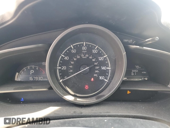 2018 Mazda 3 Touring z VIN 3MZBN1L3XJM170349, wystawiony jako Copart lot #55283645 z przebiegiem 167 930 mil mil oraz Szkoda całkowita • Salvage title. Historia ofert i sprzedaży dostępna na DreamBid. Obrazek 9.
