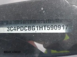 2017 Dodge Journey SXT с VIN 3C4PDCBG1HT590917, выставлен на аукционе IAAI как лот 42692623 с пробегом 159 959 миль миль и . История ставок и продаж доступна на DreamBid. Изображение 9.
