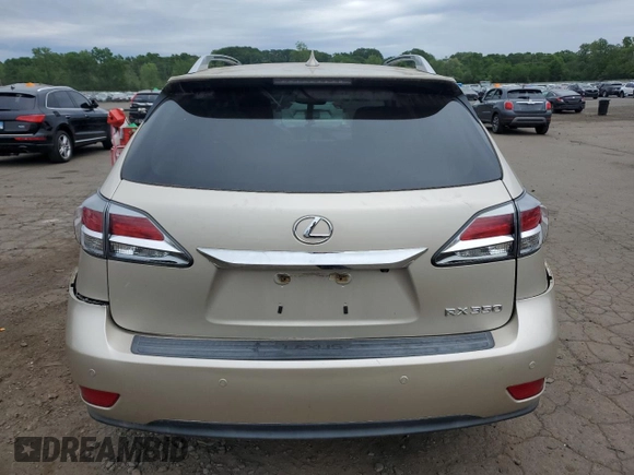 2015 Lexus RX 350 with VIN 2T2BK1BA0FC278177, listed as a Copart auction lot 62480415 with 95,425 mi miles and Salvage title. Bid and sale history available at DreamBid. Image 6.