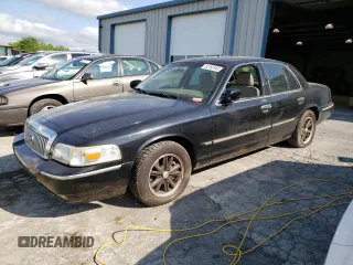 2006 Mercury Grand Marquis LS Premium with VIN 2MEFM75V56X631086, listed as a Copart auction lot 68027233 with Not Provided miles and Salvage Title. Bid and sale history available at DreamBid. Image 1.