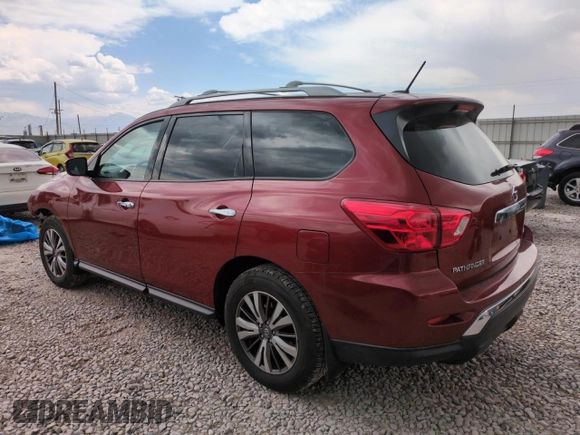 2018 Nissan Pathfinder S with VIN 5N1DR2MM4JC649716, listed as a Copart auction lot 63110105 with 69,966 mi miles and Salvage title. Bid and sale history available at DreamBid. Image 2.