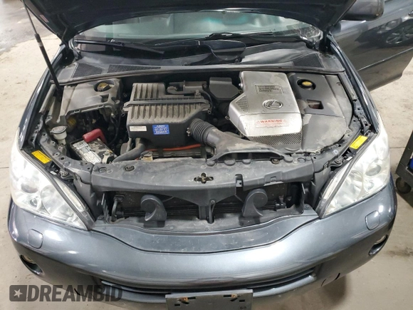 2006 Lexus RX 400h with VIN JTJHW31U560044053, listed as a Copart auction lot 51606245 with 175,359 mi miles and Salvage Title. Bid and sale history available at DreamBid. Image 12.