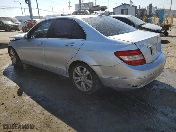 2008 Mercedes-Benz C-Class 3.0L Sport with VIN WDDGF54X28F090008, listed as a Copart auction lot 46546195 with 273,141 mi miles and Salvage Title. Bid and sale history available at carsss.com. Image 2.