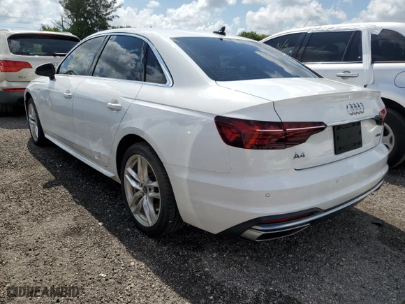 2021 Audi A4 Sedan S line Premium with VIN WAUDAAF41MA033133, listed as a Copart auction lot 49933343 with 25,177 mi miles. Bid and sale history available at carsss.com. Image 2.