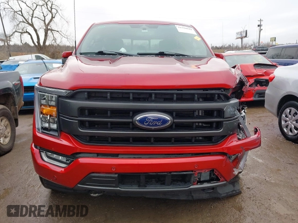 2023 Ford F-150 XL with VIN 1FTFW1E83PFA42070, listed as a IAAI auction lot 41520844 with 25,884 mi miles. Bid and sale history available at carsss.com. Image 12.