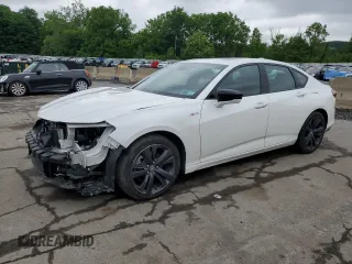 2023 Acura TLX w/A-Spec Package with VIN 19UUB6F51PA004968, listed as a Copart auction lot 60961835 with 36,839 mi miles and Salvage title. Bid and sale history available at DreamBid. Image 1.