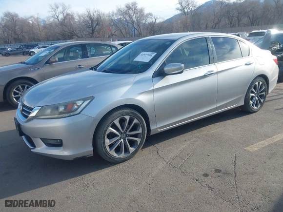 2014 Honda Accord Sedan Sport with VIN 1HGCR2F54EA276847, listed as a IAAI auction lot 41875985 with 132,292 mi miles. Bid and sale history available at carsss.com. Image 2.