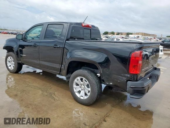 2022 Chevrolet Colorado 2WD LT with VIN 1GCGSCEA9N1249104, listed as a Copart auction lot 64775145 with 16,122 mi miles and Salvage title. Bid and sale history available at DreamBid. Image 2.