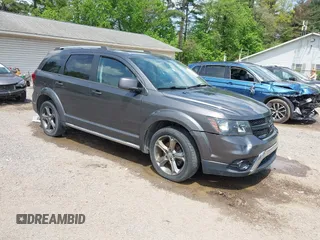 2015 Dodge Journey Crossroad z VIN 3C4PDDGG3FT593636, wystawiony jako IAAI lot #42193555 z przebiegiem 208 621 mil mil oraz . Historia ofert i sprzedaży dostępna na DreamBid. Obrazek 1.