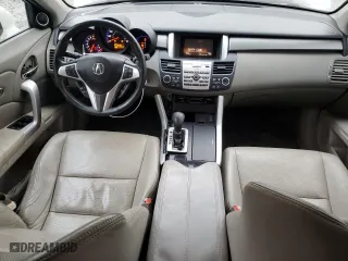 2009 Acura RDX with VIN 5J8TB18249A001714, listed as a Copart auction lot 43387965 with 216,073 mi miles and Salvage Title. Bid and sale history available at carsss.com. Image 8.