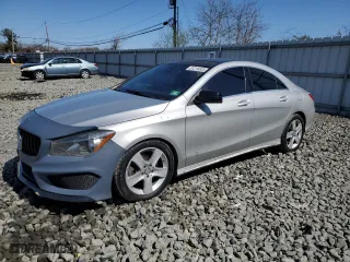 2015 Mercedes-Benz CLA-Class CLA 250 with VIN WDDSJ4GB3FN234154, listed as a Copart auction lot 51216635 with 90,386 mi miles and Salvage Title. Bid and sale history available at carsss.com. Image 1.