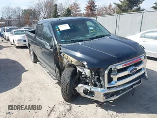 2017 Ford F-150 XL with VIN 1FTFX1EF4HKC85861, listed as a IAAI auction lot 41777927 with 1 mi miles. Bid and sale history available at carsss.com. Image 1.