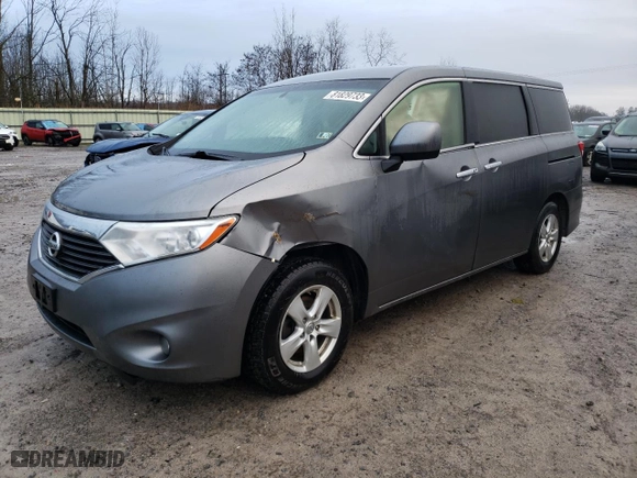 2015 Nissan Quest S with VIN JN8AE2KP8F9124098, listed as a Copart auction lot 81829733 with 119,026 mi miles. Bid and sale history available at carsss.com. Image 1.