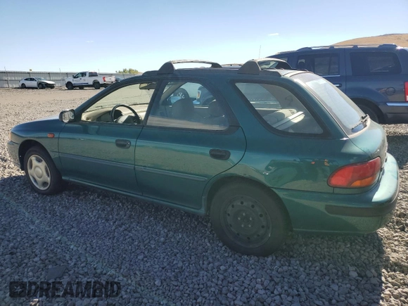 1997 Subaru Impreza L with VIN JF1GF4352VG821519, listed as a Copart auction lot 76420034 with 57,600 mi miles and Clean title. Bid and sale history available at DreamBid. Image 2.