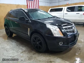 2012 Cadillac SRX Luxury Collection with VIN 3GYFNDE39CS653133, listed as a Copart auction lot 47463325 with 136,796 mi miles and Salvage Title. Bid and sale history available at carsss.com. Image 4.