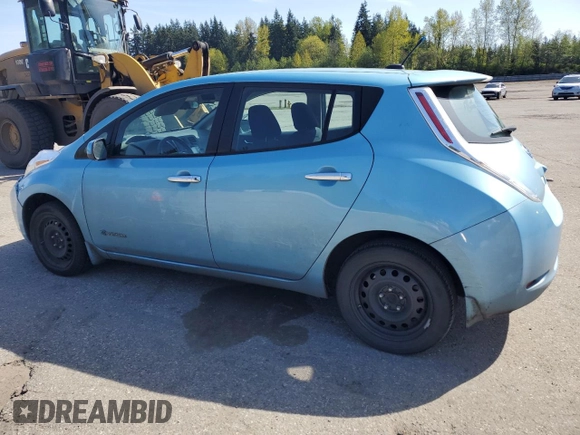 2015 Nissan LEAF S with VIN 1N4AZ0CP4FC315769, listed as a Copart auction lot 53134425 with 80,719 mi miles and Salvage Title. Bid and sale history available at DreamBid. Image 2.