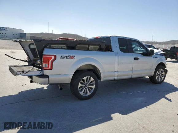 2017 Ford F-150 XL with VIN 1FTEX1CP0HKC28497, listed as a Copart auction lot 48777145 with 93,194 mi miles and Salvage Title. Bid and sale history available at carsss.com. Image 3.