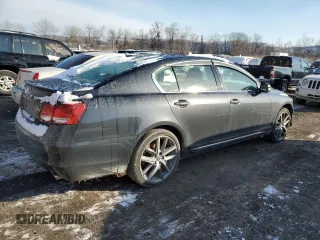 2011 Lexus GS 350 with VIN JTHCE1KS5B0028834, listed as a Copart auction lot 41732175 with 179,645 mi miles and Salvage Title. Bid and sale history available at carsss.com. Image 3.