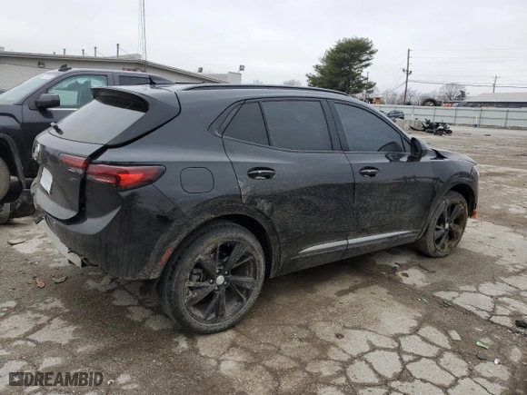 2021 Buick Envision Essence with VIN LRBFZNR42MD086055, listed as a Copart auction lot 45157245 with 101,369 mi miles and Salvage Title. Bid and sale history available at carsss.com. Image 3.