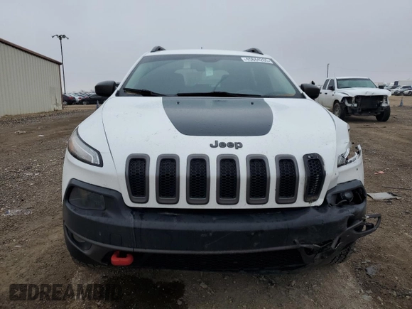 2015 Jeep Cherokee Trailhawk z VIN 1C4PJMBB5FW712933, wystawiony jako Copart lot #45844265 z przebiegiem 90 827 mil mil oraz Szkoda całkowita • Salvage title. Historia ofert i sprzedaży dostępna na DreamBid. Obrazek 5.