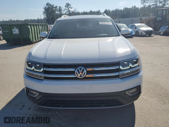 2019 Volkswagen Atlas SEL with VIN 1V2MR2CA4KC515008, listed as a Copart auction lot 46481665 with 44,863 mi miles and Salvage title. Bid and sale history available at DreamBid. Image 5.