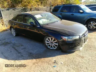 2014 Audi A6 2.0T Premium Plus with VIN WAUGFAFC7EN042581, listed as a IAAI auction lot 34712557 with 1 mi miles. Bid and sale history available at carsss.com. Image 1.