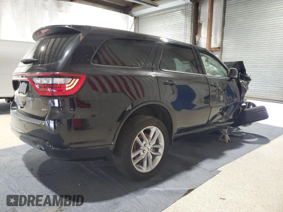 2023 Dodge Durango GT with VIN 1C4RDHDG7PC630480, listed as a Copart auction lot 65635585 with 46,985 mi miles and Non repairable. Bid and sale history available at DreamBid. Image 3.