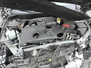 2022 Infiniti QX50 AUTOGRAPH with VIN 3PCAJ5DB6NF116743, listed as a Copart auction lot 80163424 with 22,077 mi miles and Salvage Title. Bid and sale history available at carsss.com. Image 12.