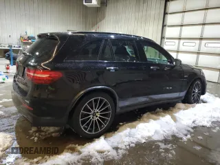2017 Mercedes-Benz GLC with VIN WDC0G6EB5HF281756, listed as a Copart auction lot 43410535 with 86,904 mi miles and Salvage Title. Bid and sale history available at carsss.com. Image 3.