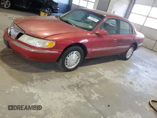 1998 Lincoln Continental with VIN 1LNFM97V6WY622919, listed as a Copart auction lot 70195324 with 219,712 mi miles and Non Repairable. Bid and sale history available at carsss.com. Image 1.