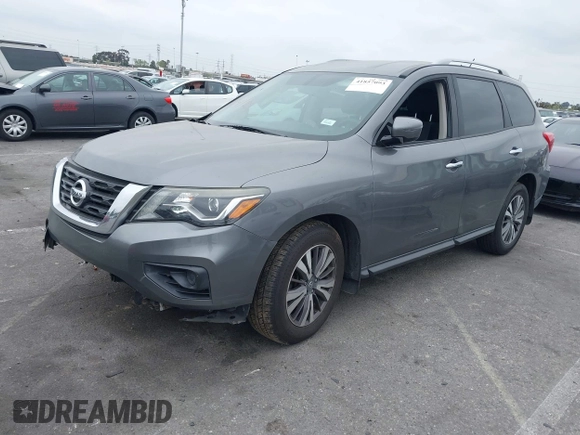 2017 Nissan Pathfinder S with VIN 5N1DR2MN0HC658402, listed as a IAAI auction lot 41857093 with 142,070 mi miles and . Bid and sale history available at DreamBid. Image 18.