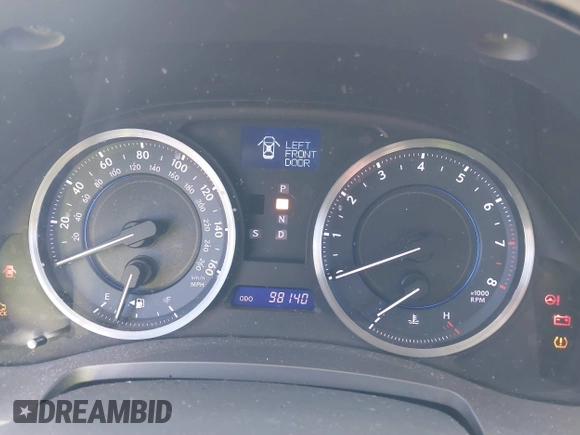 2012 Lexus IS 250 with VIN JTHBF5C26C5178521, listed as a IAAI auction lot 41545998 with 98,140 mi miles and . Bid and sale history available at DreamBid. Image 7.